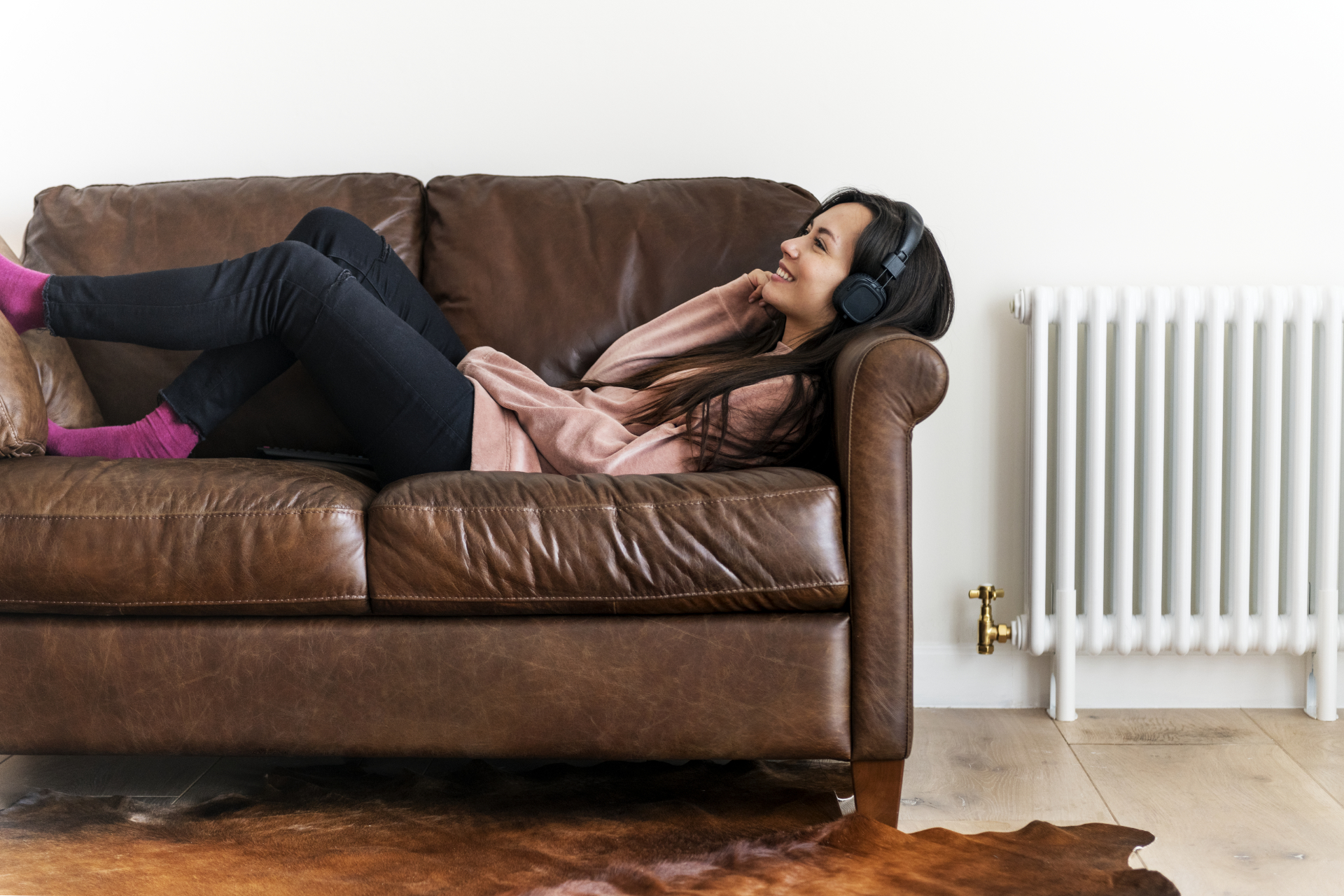 Woman enjoying the weekend